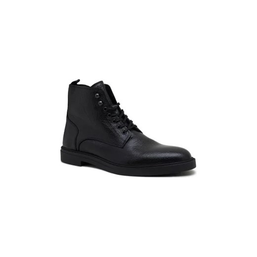 BOSS BLACK Skórzane buty Calev_Halb ze sklepu Gomez Fashion Store w kategorii Buty zimowe męskie - zdjęcie 173015955
