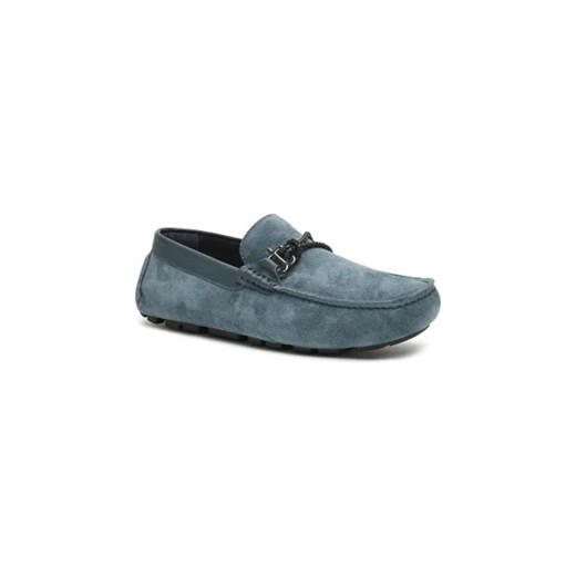 Baldinini Skórzane mokasyny SUEDE INDIGO Baldinini 45 Gomez Fashion Store