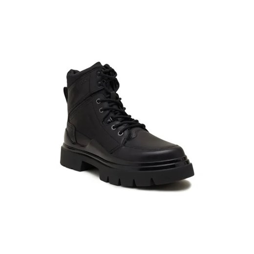 BOSS BLACK Skórzane trapery Chanan Halb ze sklepu Gomez Fashion Store w kategorii Buty zimowe męskie - zdjęcie 173016269