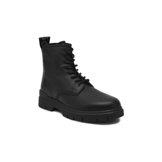 HUGO Skórzane trapery Ryan ze sklepu Gomez Fashion Store w kategorii Buty zimowe męskie - zdjęcie 173016337