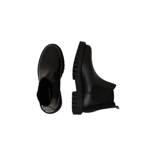 Buty zimowe męskie Tommy Hilfiger casualowe bez zapięcia z tkaniny