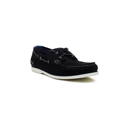 Tommy Hilfiger Skórzane mokasyny TH BOAT SHOE CORE SUEDE ze sklepu Gomez Fashion Store w kategorii Mokasyny męskie - zdjęcie 173016859