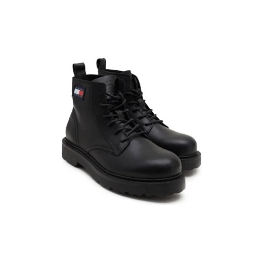 Tommy Jeans Skórzane buty TJM RUBERIZED LACE UP Tommy Jeans 45 okazja Gomez Fashion Store