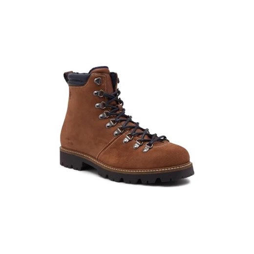 Tommy Hilfiger Skórzane trapery HILFIGER W MIX SUEDE HOOKS ze sklepu Gomez Fashion Store w kategorii Buty zimowe męskie - zdjęcie 173017525