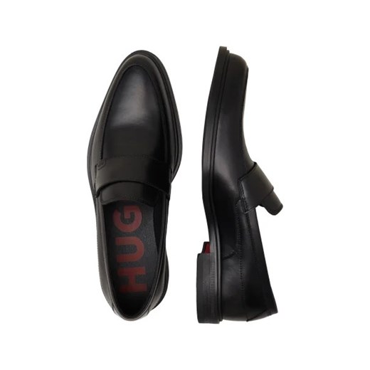 HUGO Skórzane loafersy Kerr_Loaf_lt 41 promocja Gomez Fashion Store
