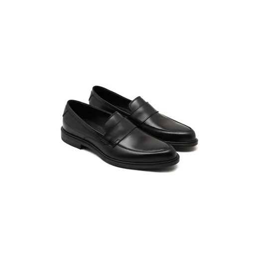 HUGO Skórzane loafersy Kerr_Loaf_lt 42 okazja Gomez Fashion Store