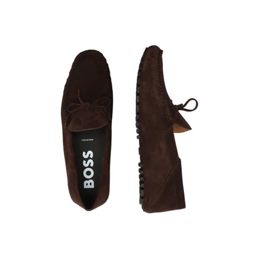 BOSS BLACK Skórzane mokasyny Driver_Mocc_sdl 45 Gomez Fashion Store okazja