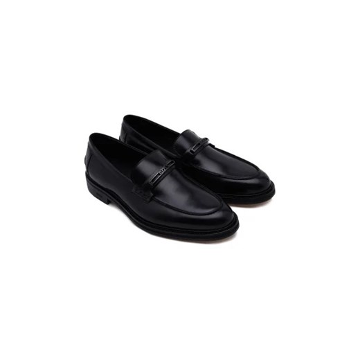 BOSS BLACK Skórzane loafersy Larry-L 43 okazyjna cena Gomez Fashion Store