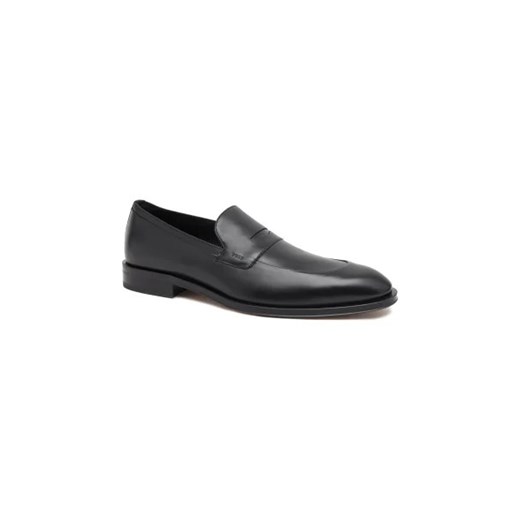 BOSS BLACK Skórzane loafersy Derrek Loaf ltvp 45 promocyjna cena Gomez Fashion Store