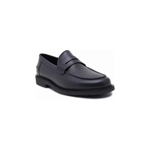 BOSS BLACK Skórzane loafersy joray_Mocc 41 promocyjna cena Gomez Fashion Store