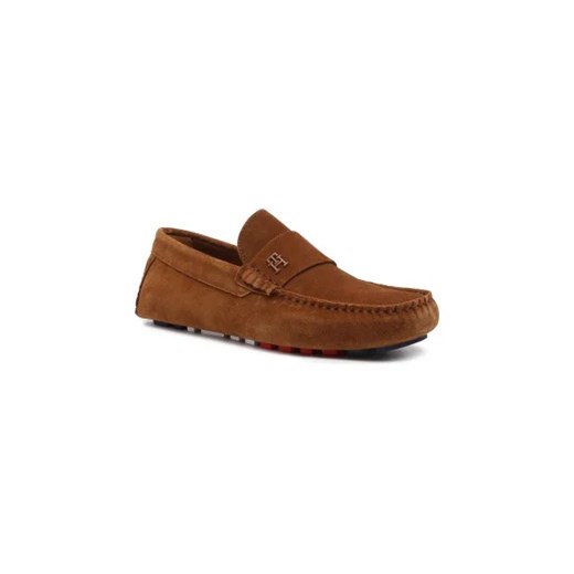 Tommy Hilfiger Skórzane mokasyny TH CLASSIC SUEDE DRIVER ze sklepu Gomez Fashion Store w kategorii Mokasyny męskie - zdjęcie 173018468