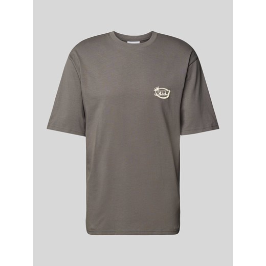 T-shirt z detalem z logo ze sklepu Peek&Cloppenburg  w kategorii T-shirty męskie - zdjęcie 173021508