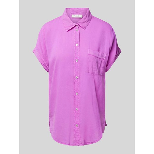Bluzka koszulowa z kieszenią na piersi ze sklepu Peek&Cloppenburg  w kategorii Koszule damskie - zdjęcie 173021515