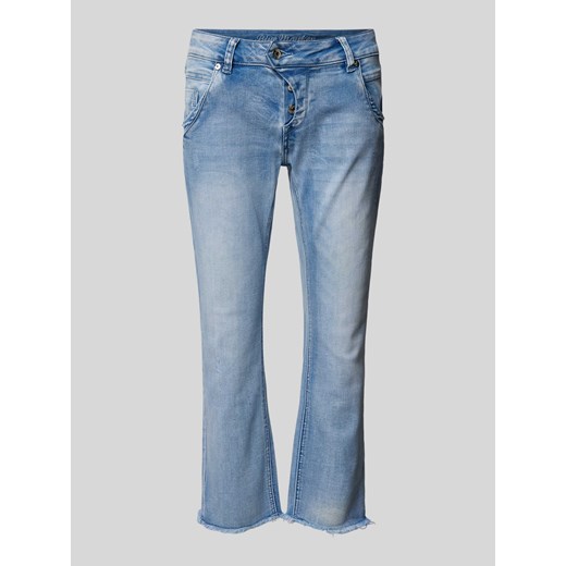 Jeansy o kroju slim fit z 5 kieszeniami model ‘MANIE’ ze sklepu Peek&Cloppenburg  w kategorii Jeansy damskie - zdjęcie 173021557