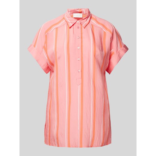 Bluzka z mieszanki wiskozy ze wzorem w paski ze sklepu Peek&Cloppenburg  w kategorii Koszule damskie - zdjęcie 173021607