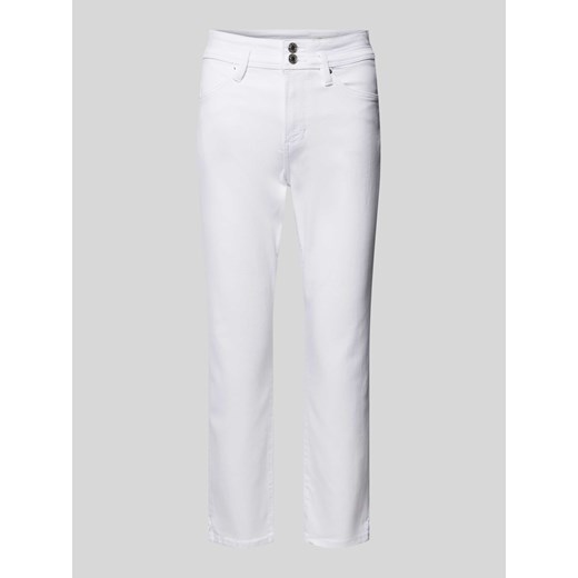 Spodnie skrócone o kroju slim fit ze sklepu Peek&Cloppenburg  w kategorii Spodnie damskie - zdjęcie 173021719