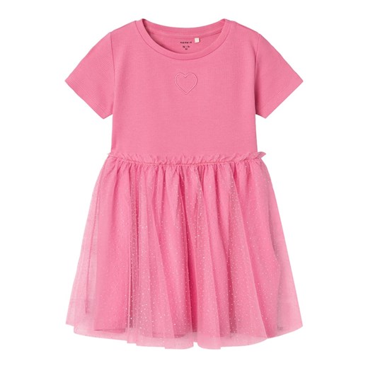 name it Sukienka &quot;Harana&quot; w kolorze różowym ze sklepu Limango Polska w kategorii Sukienki dziewczęce - zdjęcie 173022026