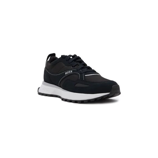 BOSS BLACK Sneakersy Jonah_Runn_sdmx | z dodatkiem skóry ze sklepu Gomez Fashion Store w kategorii Buty sportowe męskie - zdjęcie 173025088