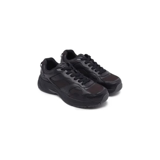 BOSS BLACK Skórzane sneakersy Levitt_Runn_lt 43 Gomez Fashion Store promocyjna cena