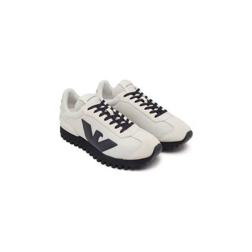 Buty sportowe męskie Emporio Armani skórzane