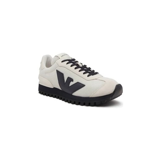 Buty sportowe męskie Emporio Armani skórzane