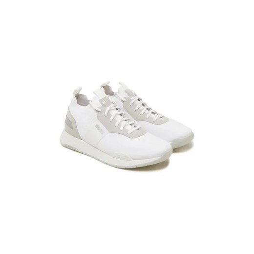 BOSS BLACK Sneakersy Titanium_Runn_knst_N | z dodatkiem skóry 45 Gomez Fashion Store