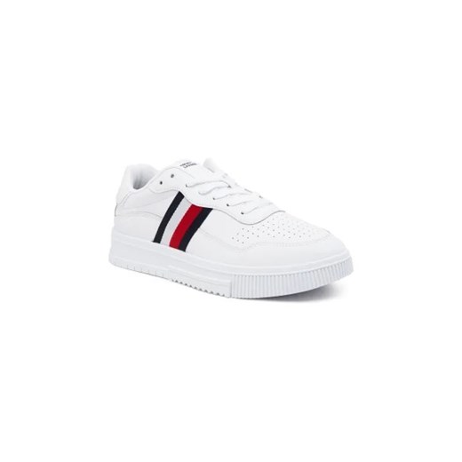 Tommy Hilfiger Skórzane sneakersy SUPERCUP STRIPES ze sklepu Gomez Fashion Store w kategorii Buty sportowe męskie - zdjęcie 173026926