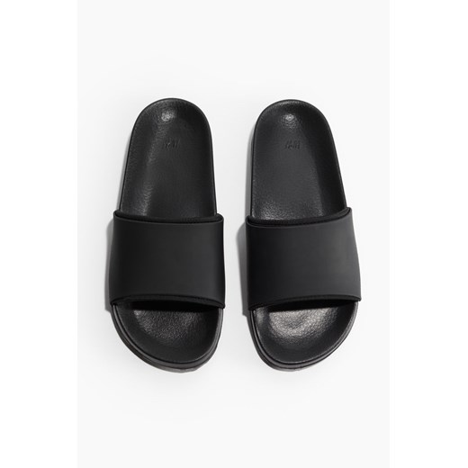 H & M - Klapki kąpielowe - Czarny ze sklepu H&M w kategorii Klapki damskie - zdjęcie 173032698