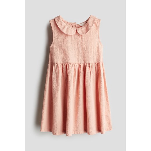 H & M - Bawełniana sukienka - Pomarańczowy ze sklepu H&M w kategorii Sukienki dziewczęce - zdjęcie 173032725
