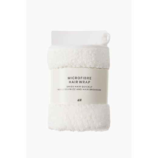 H & M - Ręcznik z mikrofibry - Biały ze sklepu H&M w kategorii Ręczniki - zdjęcie 173032816