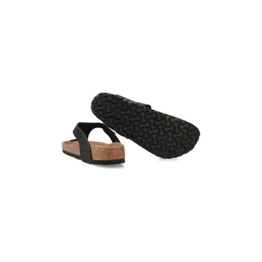 Klapki damskie BIRKENSTOCK tkaninowe na lato bez zapięcia