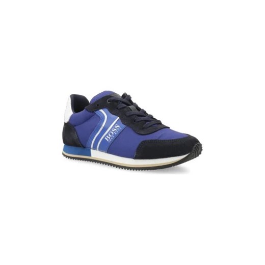 BOSS Kidswear Sneakersy | z dodatkiem skóry ze sklepu Gomez Fashion Store w kategorii Buty sportowe dziecięce - zdjęcie 173034356