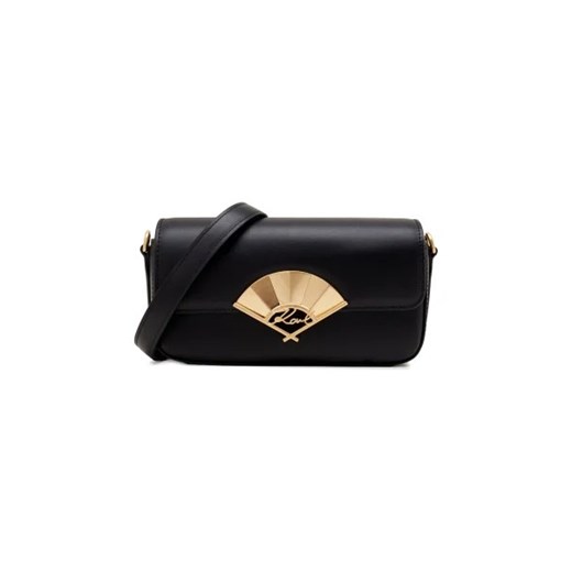 Karl Lagerfeld Skórzana listonoszka signature fan sm crossbody ze sklepu Gomez Fashion Store w kategorii Listonoszki - zdjęcie 173036605