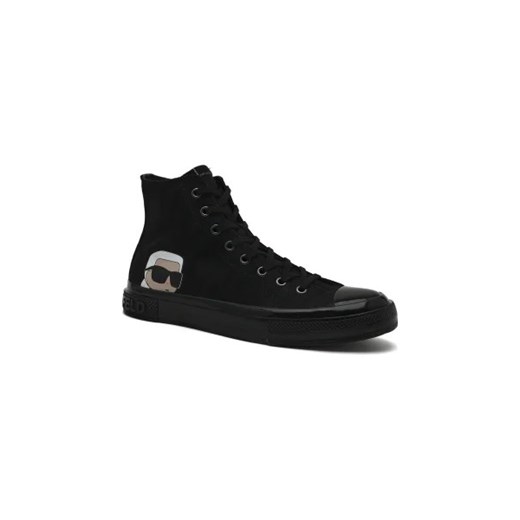 Karl Lagerfeld Trampki KAMPUS III Karl NFT Hi Lace | z dodatkiem skóry Karl Lagerfeld 45 Gomez Fashion Store promocja