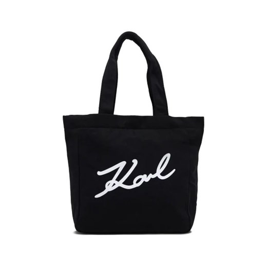 Karl Lagerfeld Shopperka signature canvas ze sklepu Gomez Fashion Store w kategorii Torby Shopper bag - zdjęcie 173038366
