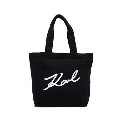 Karl Lagerfeld Shopperka signature canvas Karl Lagerfeld One Size Gomez Fashion Store promocyjna cena