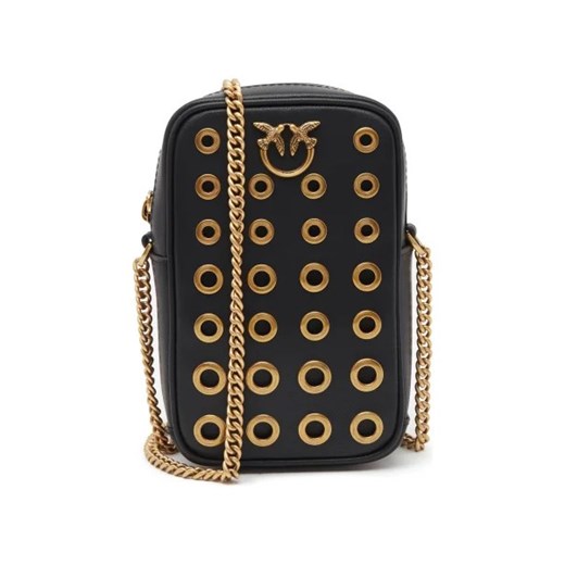 Pinko Skórzana torebka na telefon PHONE CASE VITELLO SETA + VELE ze sklepu Gomez Fashion Store w kategorii Kopertówki - zdjęcie 173042129