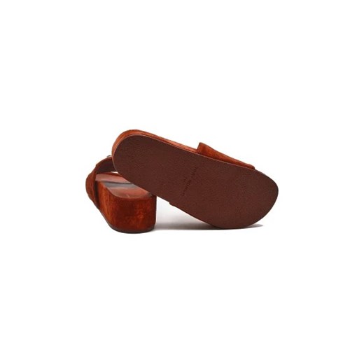 TORY BURCH Skórzane klapki WOVEN Tory Burch 40 Gomez Fashion Store promocyjna cena