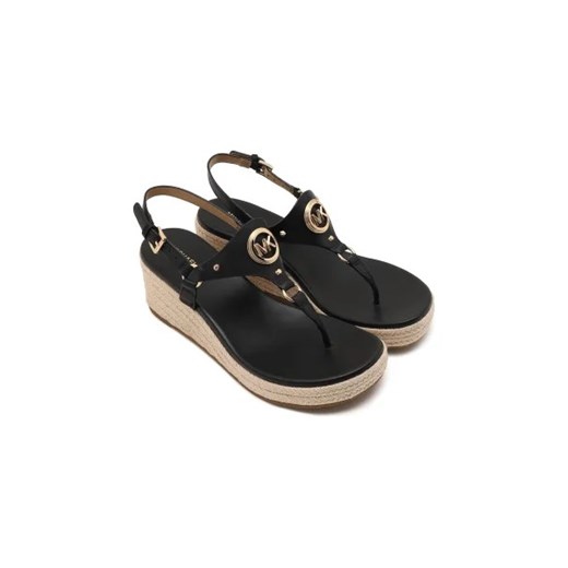 Michael Kors Skórzane koturny CASEY WEDGE Michael Kors 41 promocja Gomez Fashion Store