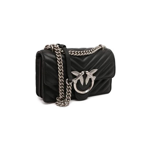 Pinko Skórzana torebka na ramię Love One Mini Pinko OS Gomez Fashion Store