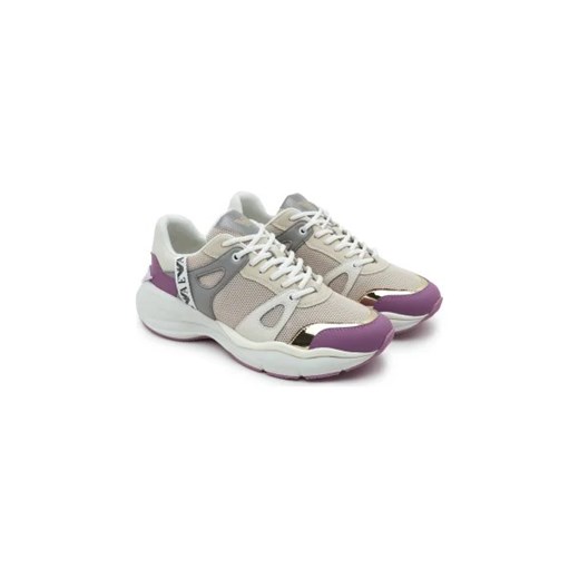 Buty sportowe damskie Emporio Armani sneakersy z tkaniny 