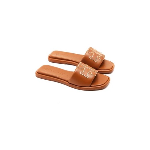 TORY BURCH Skórzane klapki Tory Burch 41 okazja Gomez Fashion Store