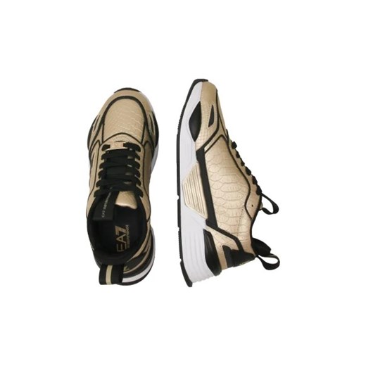 Buty sportowe damskie Emporio Armani sneakersy z tworzywa sztucznego