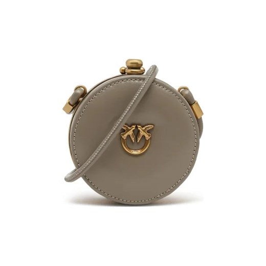 Pinko Skórzana kopertówka MINI VITELLO SHINY VINT Pinko One Size okazja Gomez Fashion Store