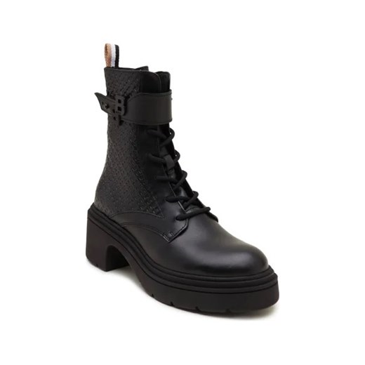 BOSS BLACK Skórzane botki na słupku Carol 40 Gomez Fashion Store wyprzedaż