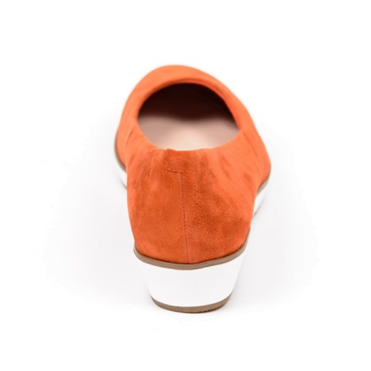 Clarks COMPASS ZONE orange suede aligoo skóra