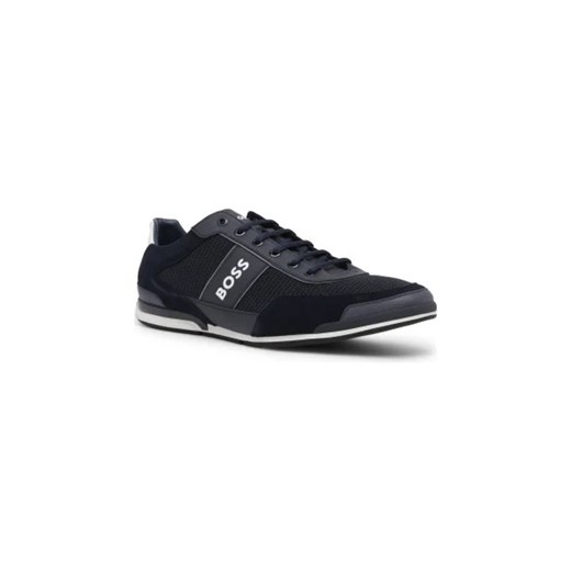 BOSS BLACK Sneakersy Saturn_Lowp_pulg | z dodatkiem skóry ze sklepu Gomez Fashion Store w kategorii Buty sportowe męskie - zdjęcie 173052976