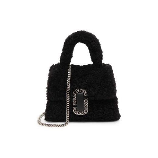 Marc Jacobs Kuferek THE MINI TOP HANDLE | z dodatkiem skóry Marc Jacobs One Size okazyjna cena Gomez Fashion Store