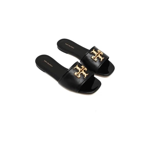 TORY BURCH Skórzane klapki Eleanor Tory Burch 35,5 okazja Gomez Fashion Store