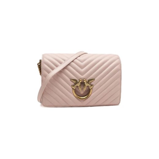 Pinko Skórzana torebka na ramię LOVE CLICK CLASSIC SHEEP NAPPA ze sklepu Gomez Fashion Store w kategorii Listonoszki - zdjęcie 173053498